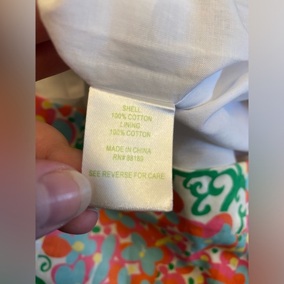 Lilly Pulitzer Isabel halter dress Resort White Mariposa print - Picture 11 of 12